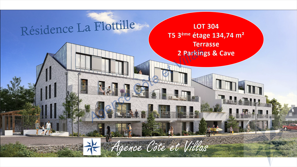 appartement 5 pièces en vente sur PLENEUF VAL ANDRE (22370)