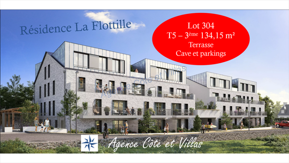 appartement 5 pièces en vente sur PLENEUF VAL ANDRE (22370)