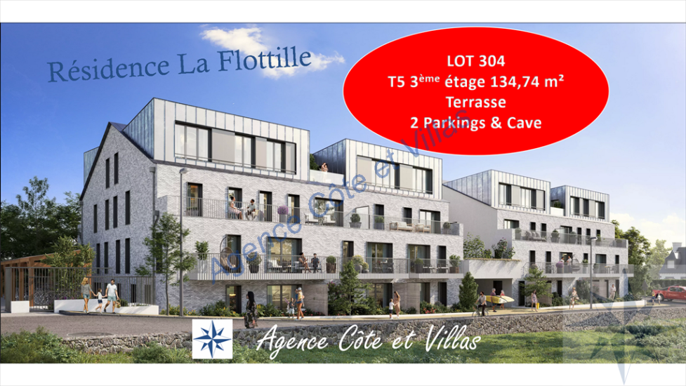 appartement 5 pièces en vente sur PLENEUF VAL ANDRE (22370)