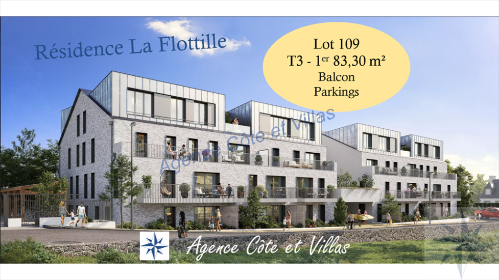 appartement 3 pièces en vente sur PLENEUF VAL ANDRE (22370)