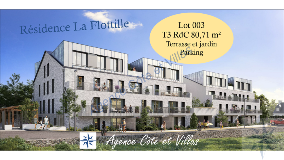 appartement 3 pièces en vente sur PLENEUF VAL ANDRE (22370)