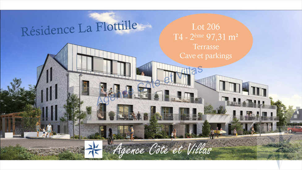 appartement 4 pièces en vente sur PLENEUF VAL ANDRE (22370)