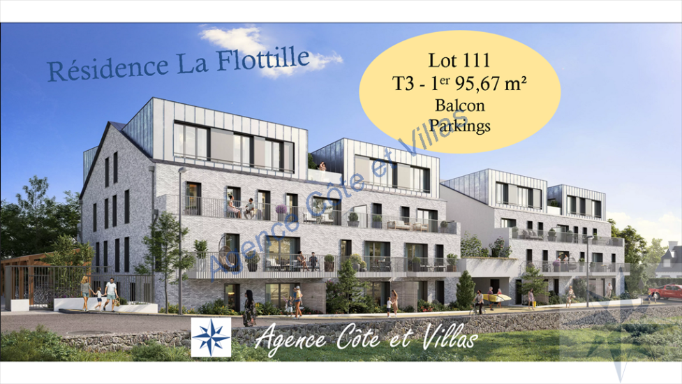 appartement 3 pièces en vente sur PLENEUF VAL ANDRE (22370)