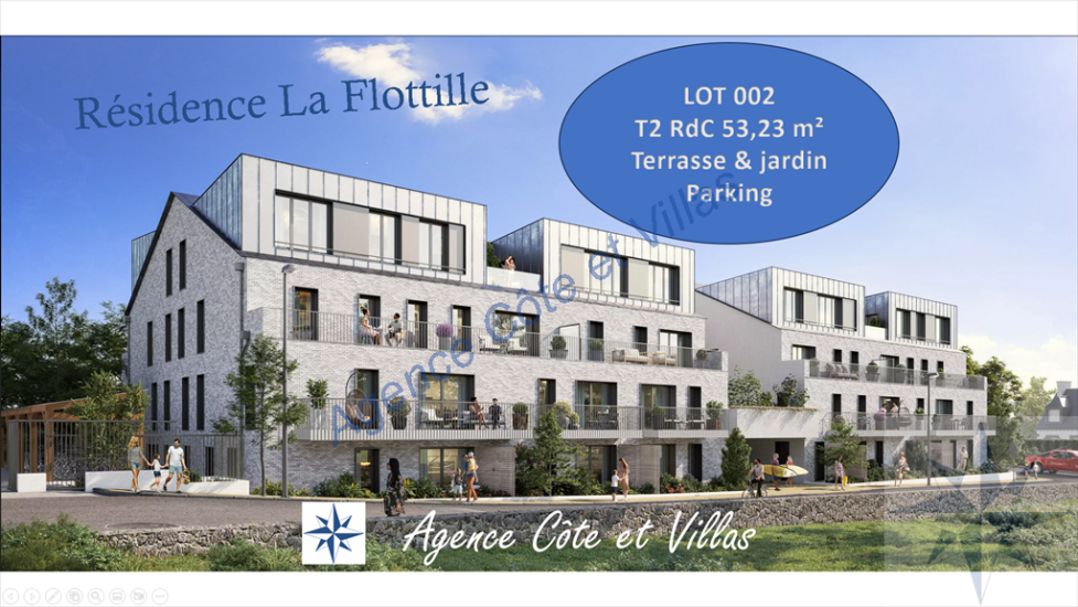 appartement 2 pièces en vente sur PLENEUF VAL ANDRE (22370)