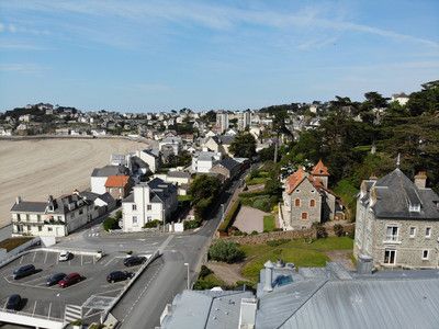 prise de vue aérienne d'une inspection de toiture